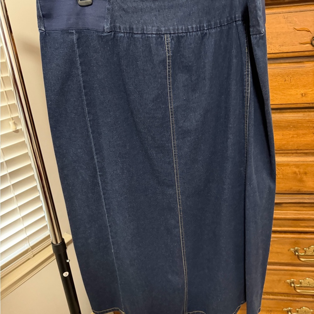 Woman Within Dark Blue Pencil Skirt